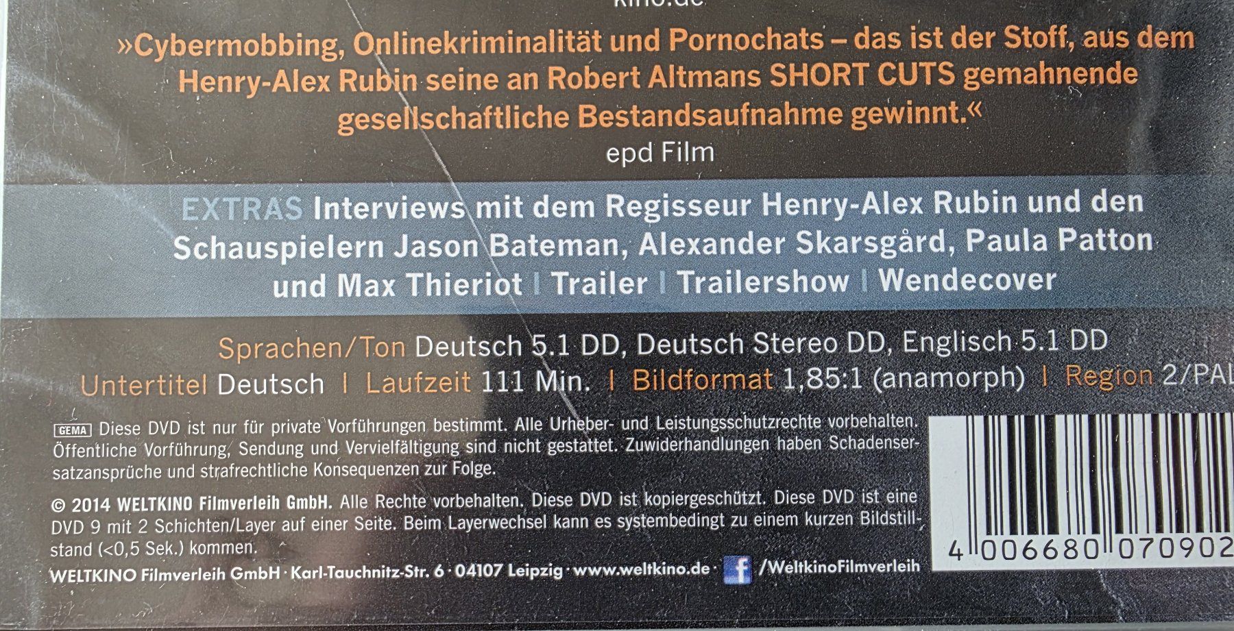 Tous les DVDs: DVD Disconnect – D'occasion à Oetwil am See par fineli2 1
