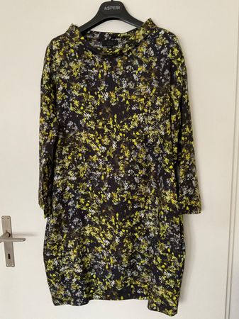 COS 60% Cupro 40% Baumwolle Kleid Gr M mit Taschen NEU