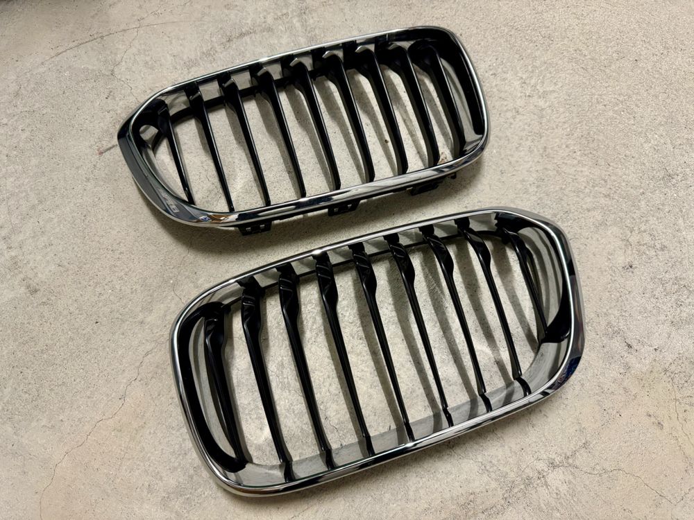 Passend für BMW E39 5er 1995-2004 LIMOUSINE und TOURING NIEREN GRILL CHROM