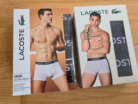 Lacoste Boxer Shorts 2 x 3er Pack Cotton Stretch Gr. XL