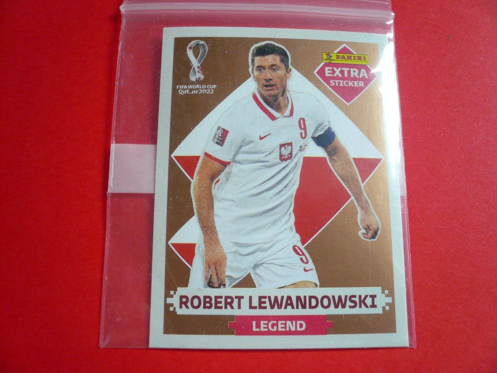 Robert Lewandowski Extra Sticker BRONZE, Panini WM 2022 | Kaufen auf ...