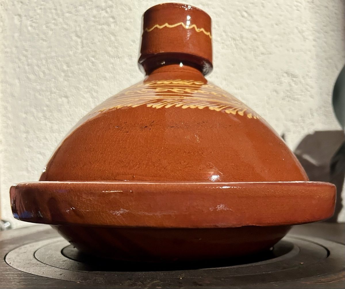 Pentole: Glasierte Tajine aus Ton, neu – Nuovo e nell'imballaggio originale da Gais venduto da FidelCastro2