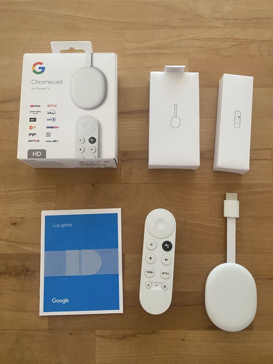 Google Sistemi audio & multimediali: Google Chromecast mit Google TV HD Streaming Player – Nuovo (secondo la descrizione) da Adligenswil venduto da DOMBO-JET