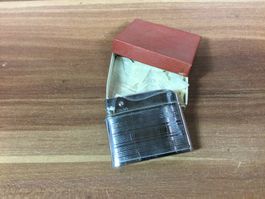 Gebrauchtes Vintage Feuerzeug Crown mit Verpackung