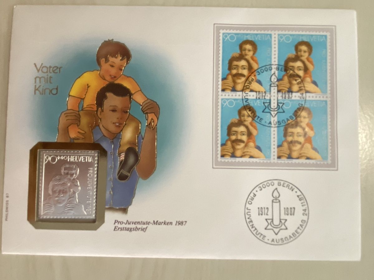 Alle Briefmarken: Numisbrief mit Silberbriefmarke – Neu (gemäss Beschreibung) aus Muralto von Alex1912