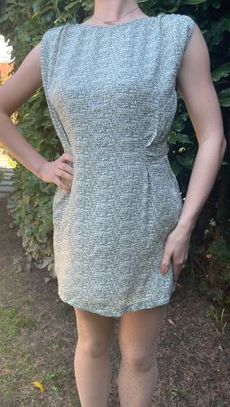 Chic Abito di cottone con viscosa-S/M-ideale per l’estate