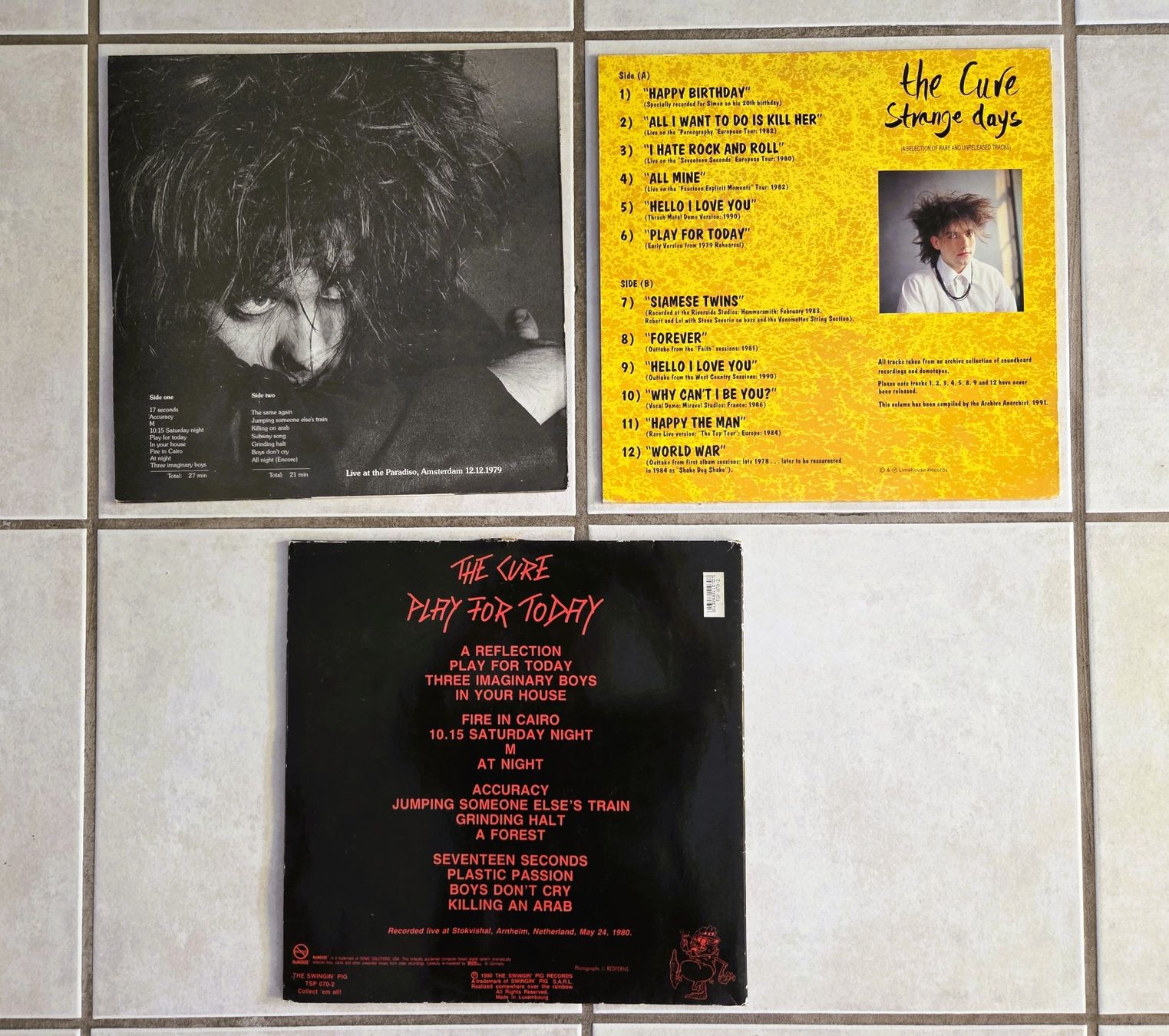 Dischi in vinile: LP / SCHALLPLATTEN VENYL - 3x THE CURE – Usato da Brüttisellen venduto da Nighttrain 1
