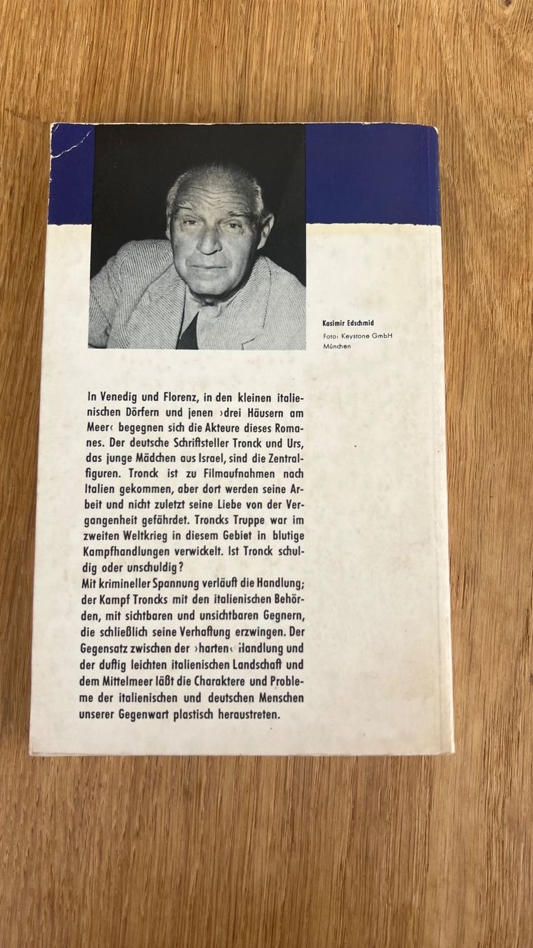 Libri: Kasimir Edschmid - Drei Häuser am Meer – Usato da Schübelbach venduto da Dolly990_2 1