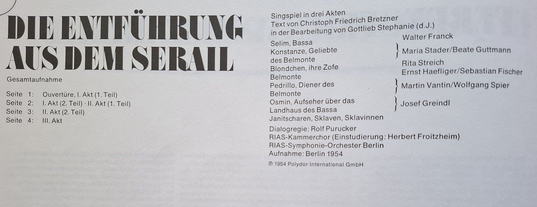 Dischi in vinile: FRICSAY, W.A.Mozart, 5 Opern – Nuovo (secondo la descrizione) da Gossau ZH venduto da AISHA124 4