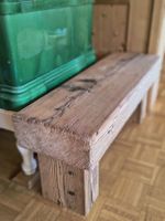 Bank aus Altholzbalken (Altholzbank)