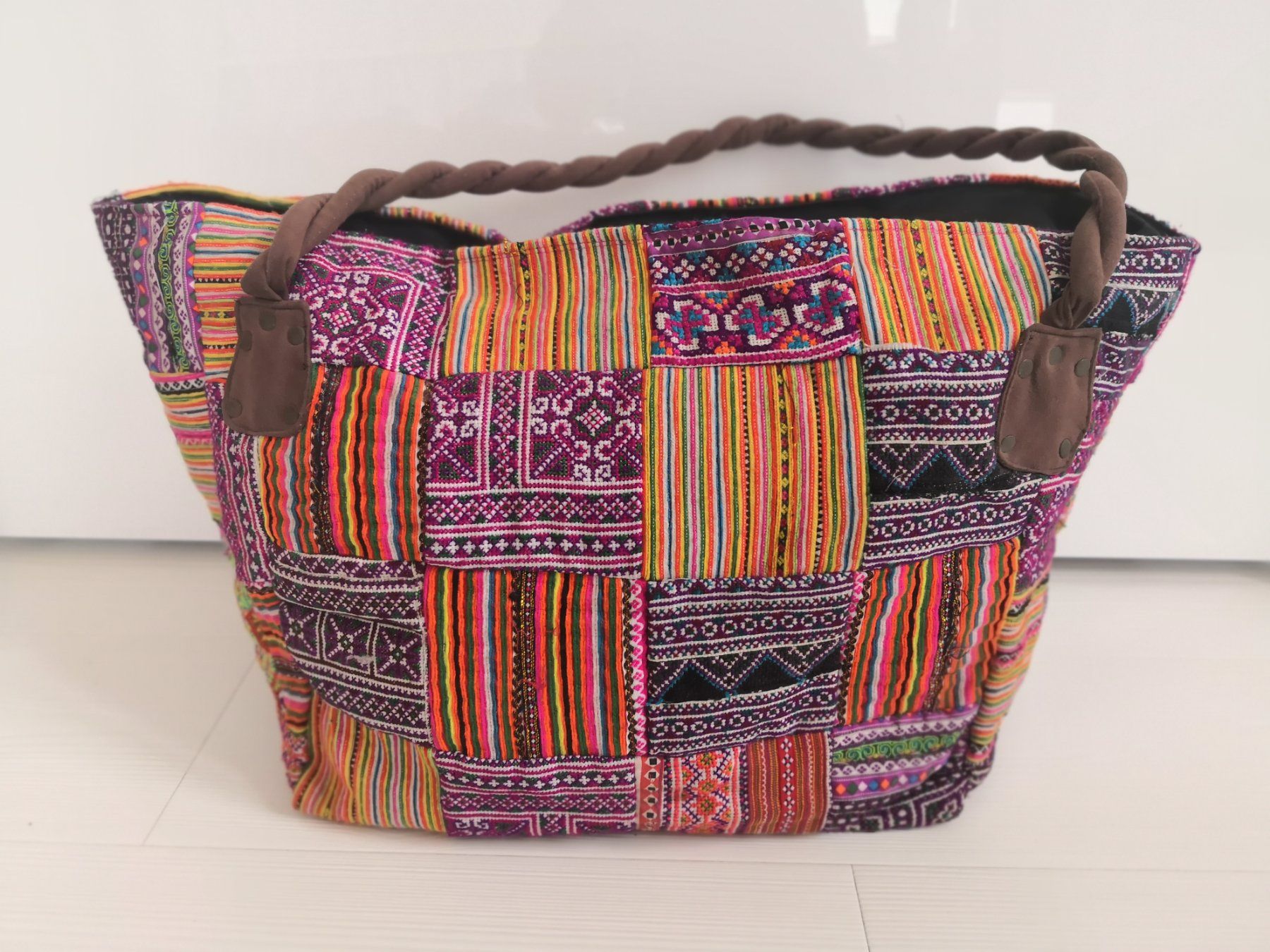 Taschen für Damen: 🤩BOHO-CHIC HANDGEMACHTE ETHNO PATCHWORK XXL TASCHE NEU – Neu (gemäss Beschreibung) aus Olten von Naja-Twins-Twins 7
