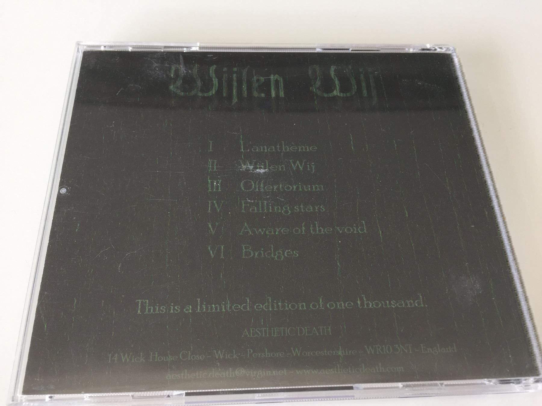 CD: Wijlen Wij  Metal – Usato da Rüti ZH venduto da alumedien 1