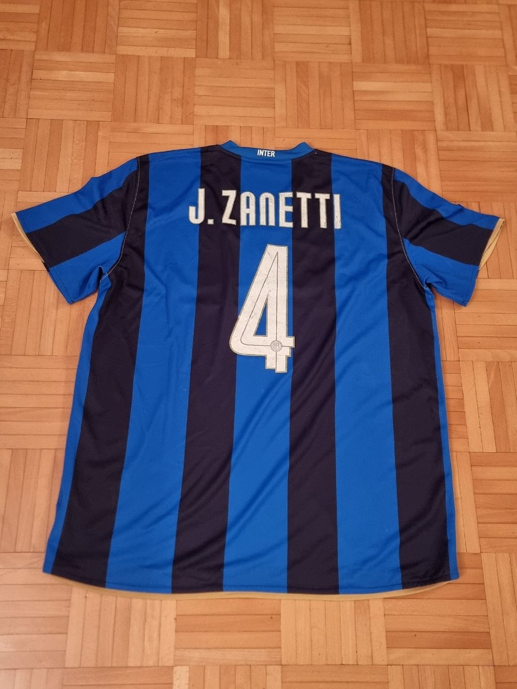 Football Club Internazionale Milano Leibchen & Hosen: Javier Zanetti / Inter Mailand 2008-2009 Heimtrikot – Gebraucht aus Suhr von SariLacivert1907 1