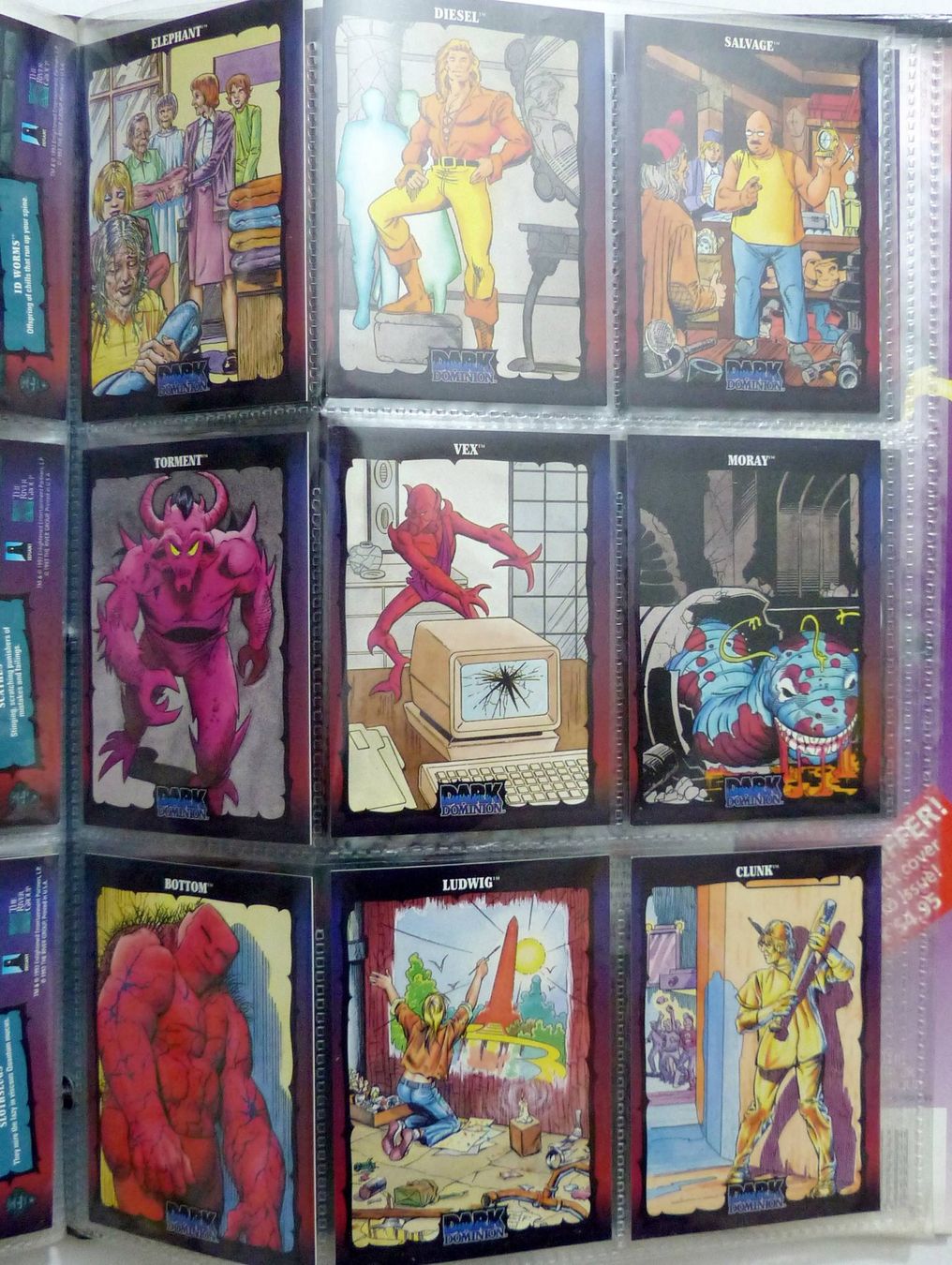 Carte collezionabili: DARK DOMINION ZERO ISSUE 150 TRADING CARDS SET DEFIANT 1993 – Usato da Lugano venduto da YouWantUS 3