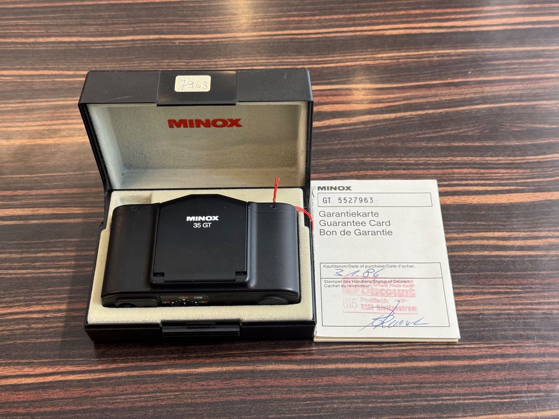 Minox Kamera: Minox 35 GT Kleinbildkamera mit Box – Gebraucht aus Zürich von KochphotoAG 1