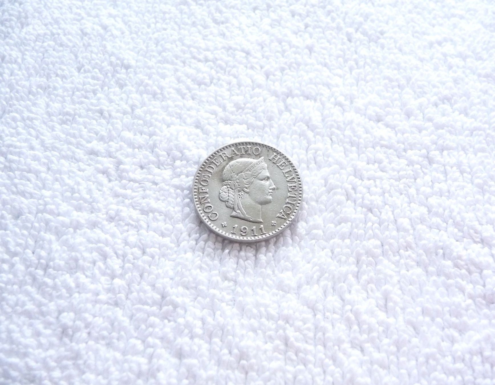 Tutti le monete: 10 centimes/rappen 1911 – Usato da Nyon venduto da Ilmi09