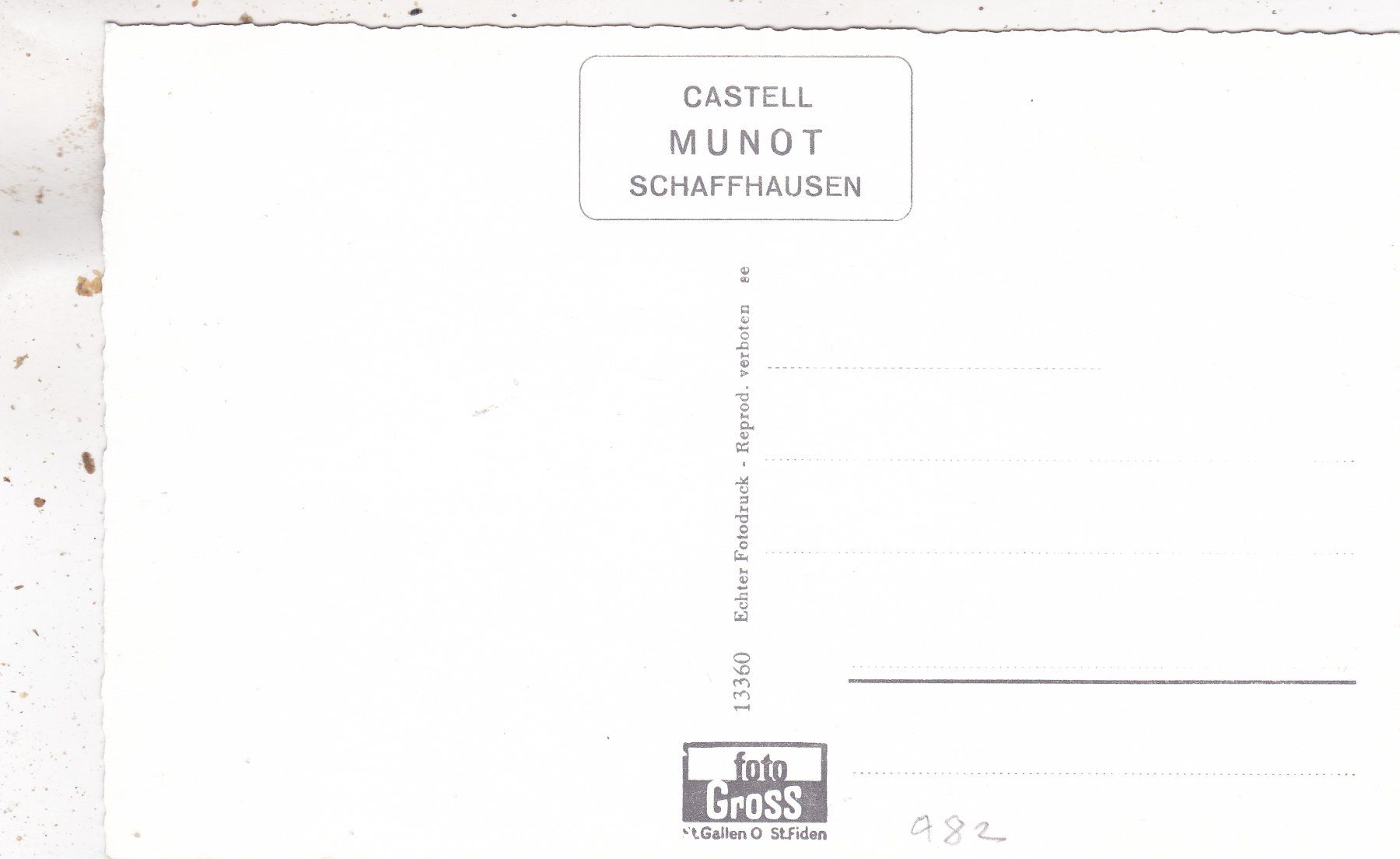Cartoline postali: Schaffhausen Rheinbrücke mit Munot – Usato da Herisau venduto da Lisegrat2008 1