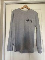 Original Stüssy Longsleeve, Grau, Grösse M - Top Zustand!