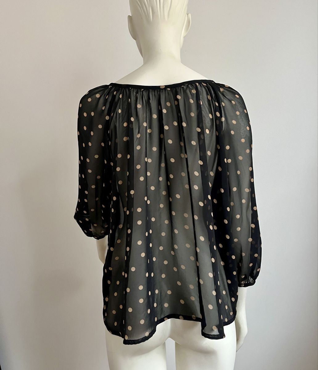 Camicette: Leichte Bluse mit Tupfenmuster, Gr. M – Usato da St. Gallen venduto da reg_f8h8