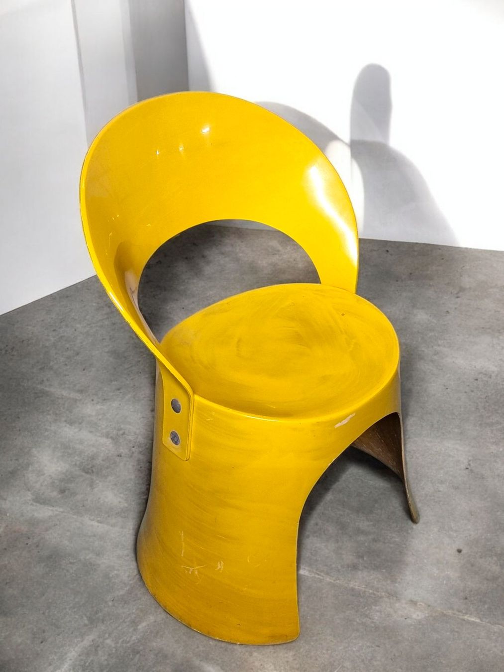 Stühle: Nanna Ditzel Space Age 1970 in Gelb – Gebraucht aus Zürich von Zuerichparis08 5