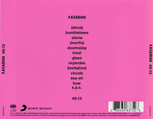CD: CD Kasabian - 48:13 (2014) – Usato da Möriken AG venduto da mineralia 1