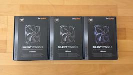 3× be quiet! Silent Wings 3 140 mm – unbenutzt – OVP