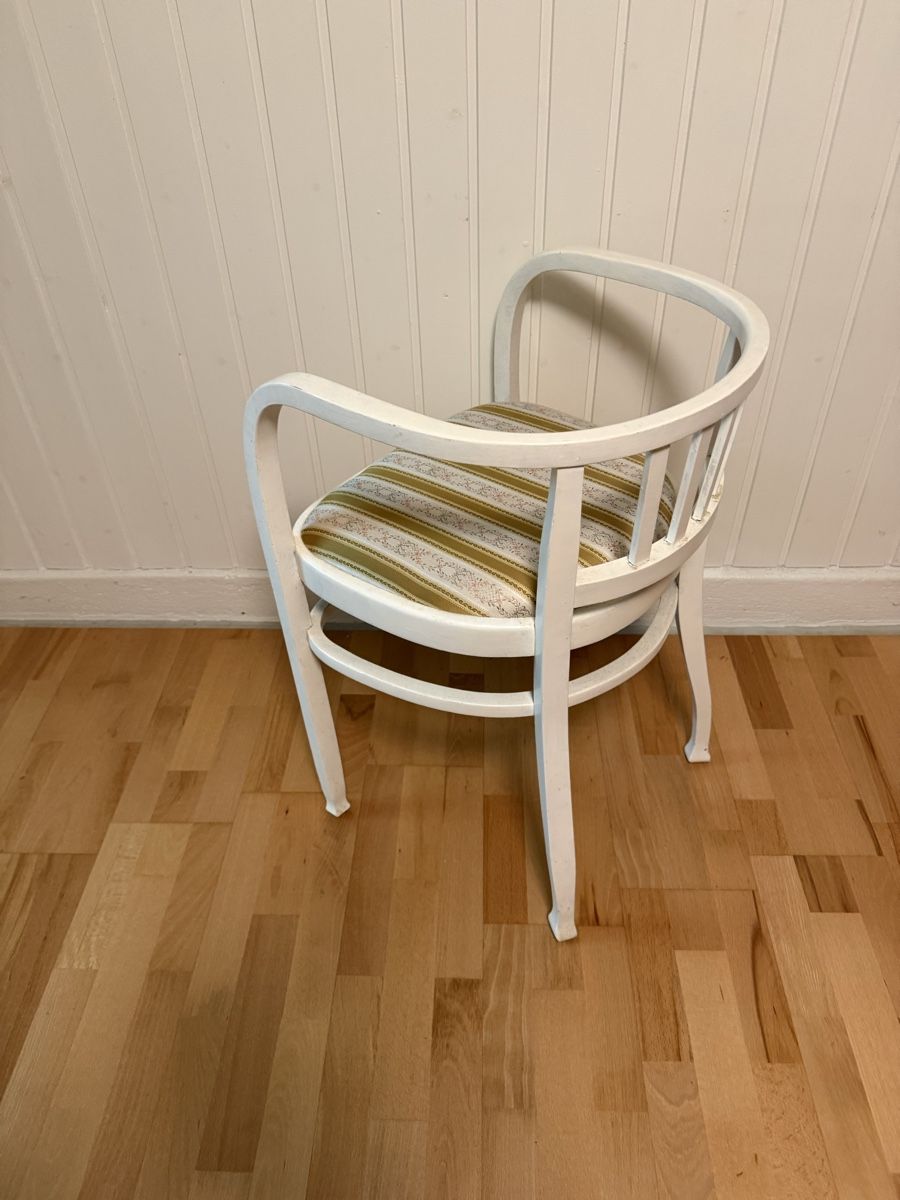 Chaises: Vintage Bugholz-Armlehnstuhl mit Polstersitz – D'occasion à Bern par Moowee 1
