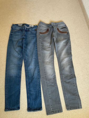 2 paar Jeans MOS MOSH grey/copper  & RICH & ROYAL blue, S