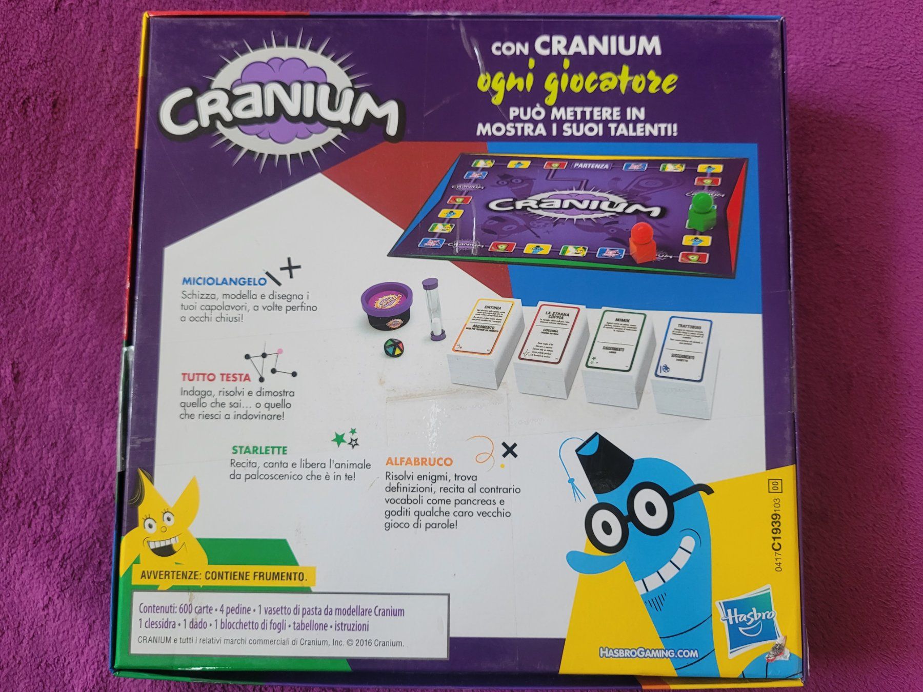Hasbro Spiele: Spiel - Cranium von Hasbro - Italienische Version - NEU!!!! – Neu (gemäss Beschreibung) aus Müllheim Dorf von Seeeule01 6