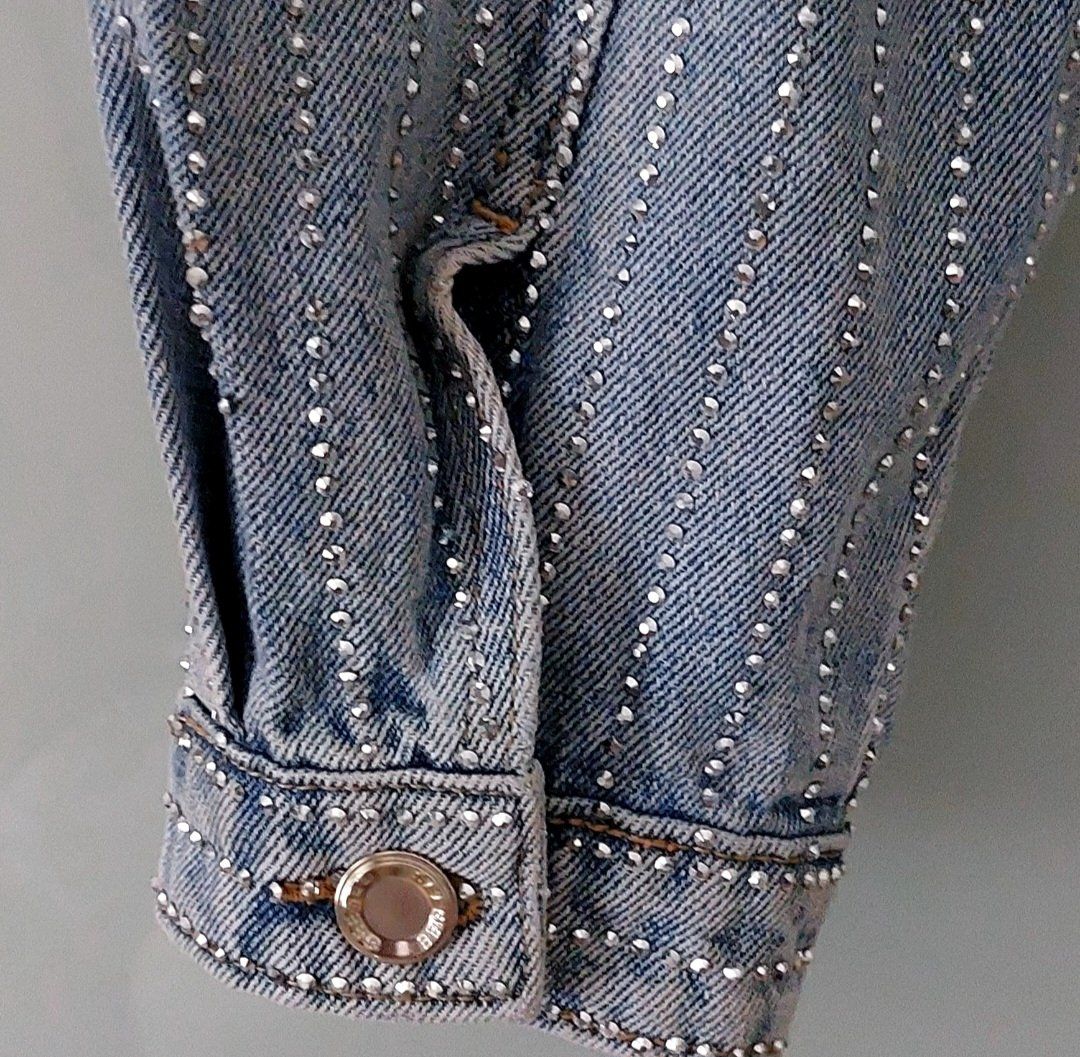 Giacche: Jeansjacke mit Glitzersteinchen, Neu! – Nuovo (secondo la descrizione) da Aarau Rohr venduto da meeruisland 4