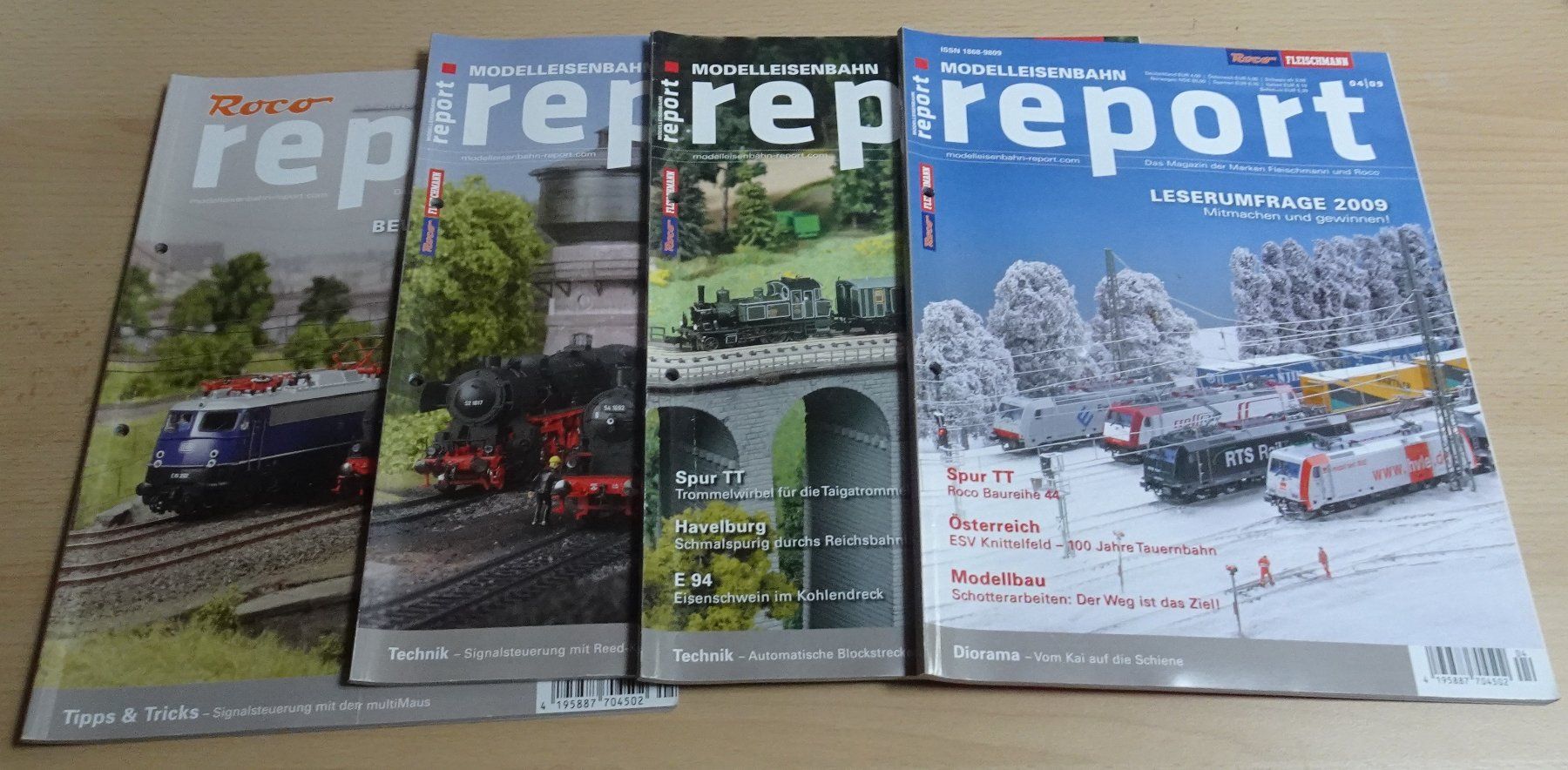 Riviste & Magazine: 10 Stück Roco Modellbahn Report 4/08 - 1/11 – Usato da Grossaffoltern venduto da berner85 2