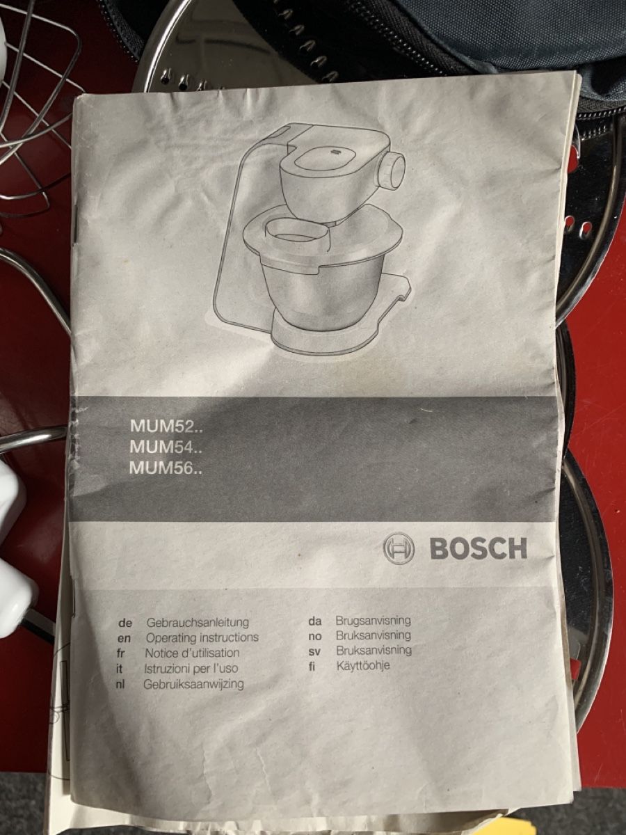 Bosch Küchengeräte: Bosch Mum 5 Küchenmaschine – Gebraucht aus Koppigen von  4