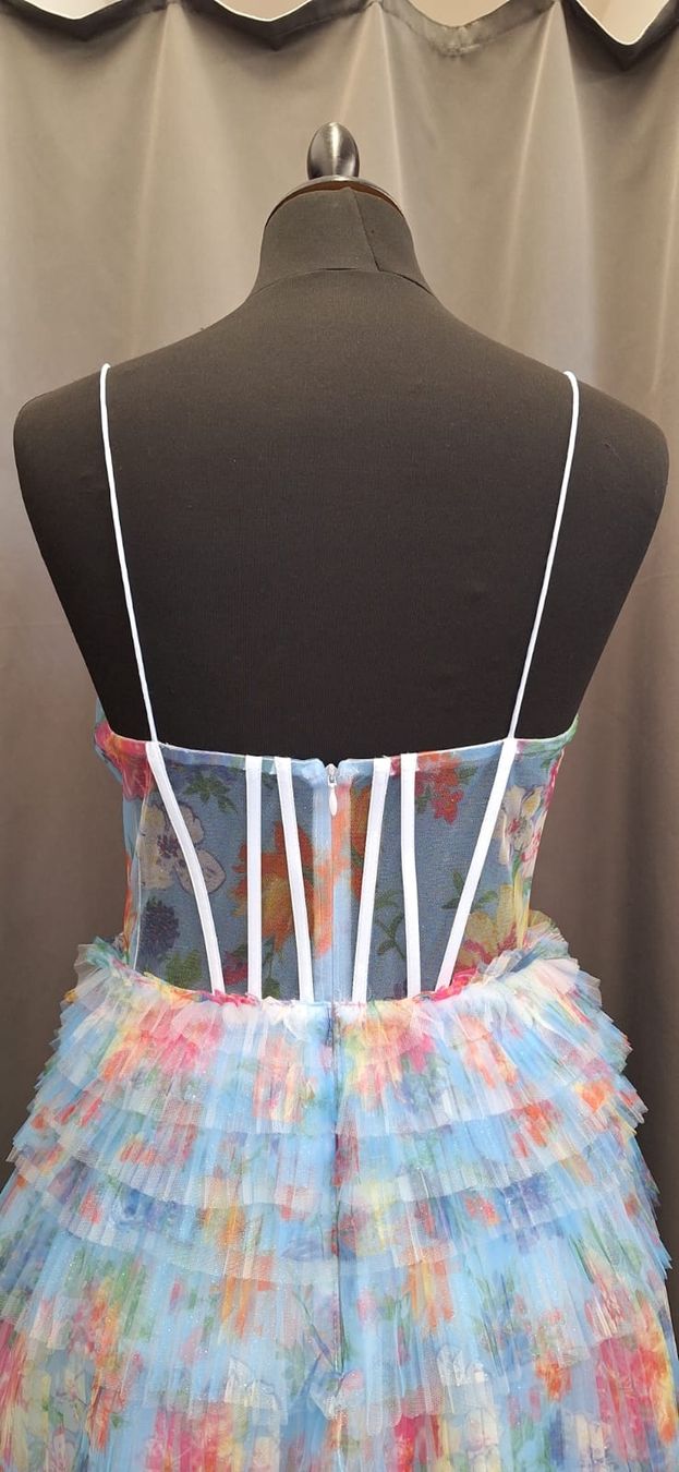 Vestiti: Kleid mit Blumenmuster, Tüll  – Nuovo (secondo la descrizione) da Uster venduto da VMT. 3