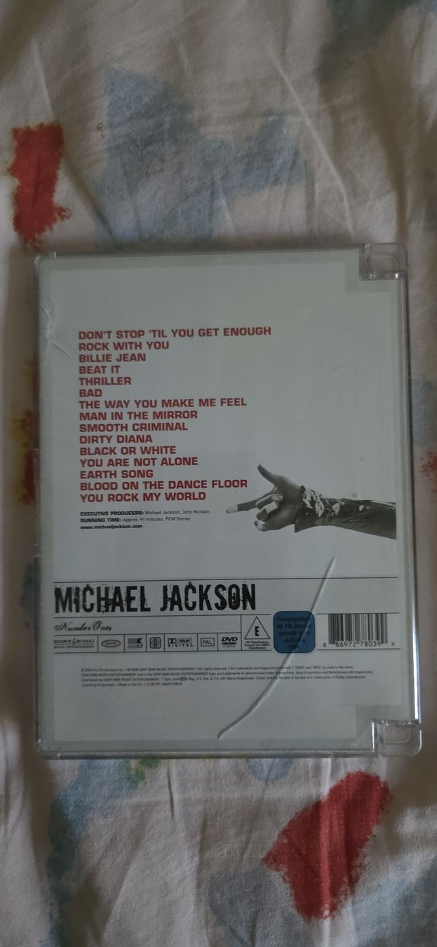 Tutti i DVDs: DVD Michael Jackson Number Ones Video Clip Collection – Usato da Flawil venduto da Heartbreaker 1
