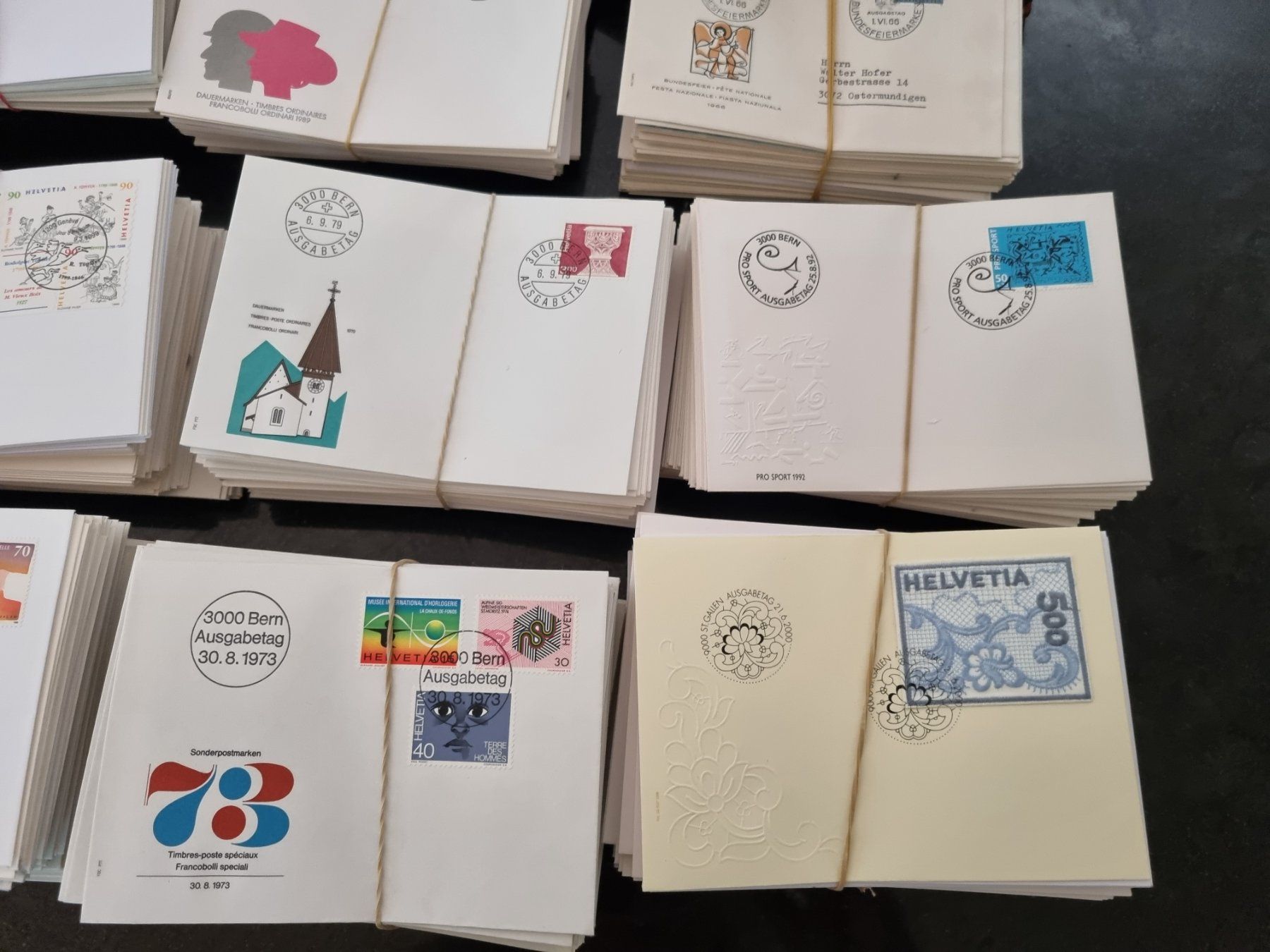 Tous les timbres: Posten mit gut 1500 CH FDC Briefe – D'occasion à Gümligen par Geniusbuy 3