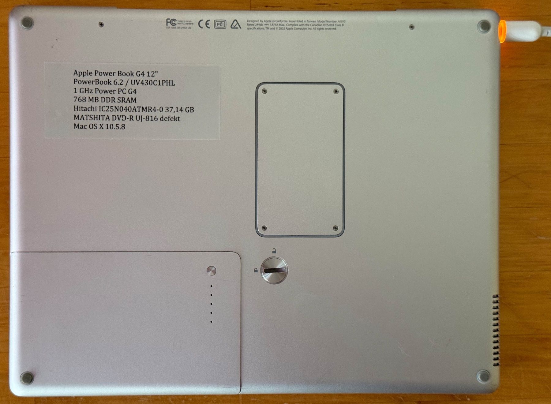 Apple Notebook: Apple Power Book G4 12" 1GHz – Usato da Bülach venduto da Twinggy 1