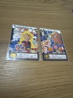 Lot 2 cartes Dragon Ball Z Bandai 1995 numéros 19 et 20