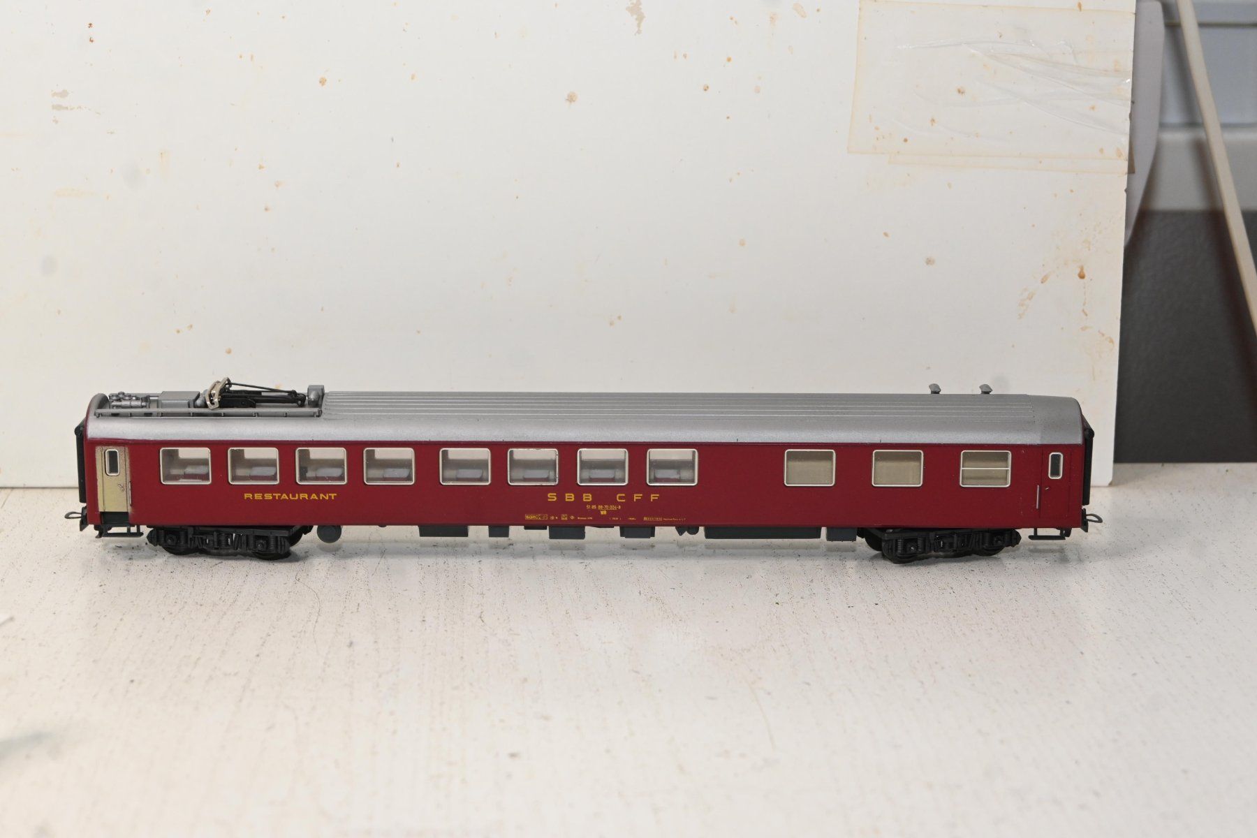 Liliput Modellini di ferrovie: SBB CFF Restaurant Wagen H0/DC Liliput – Usato da Laupen ZH venduto da Zmoewe