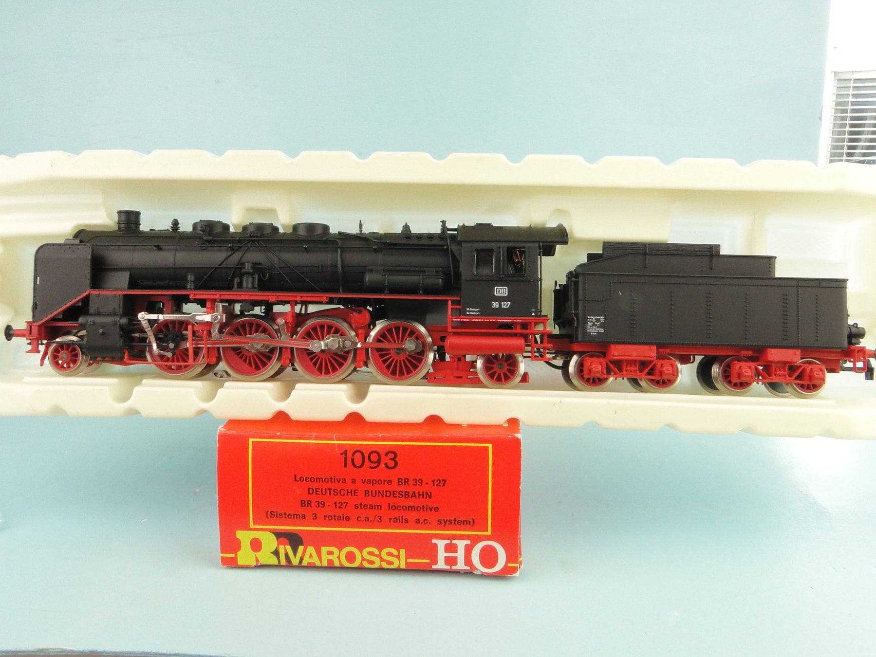 Rivarossi Modellini di ferrovie: Rivarossi H0 1093 DB BR39, neuwertig, AC – Usato da Bülach venduto da cann11 1