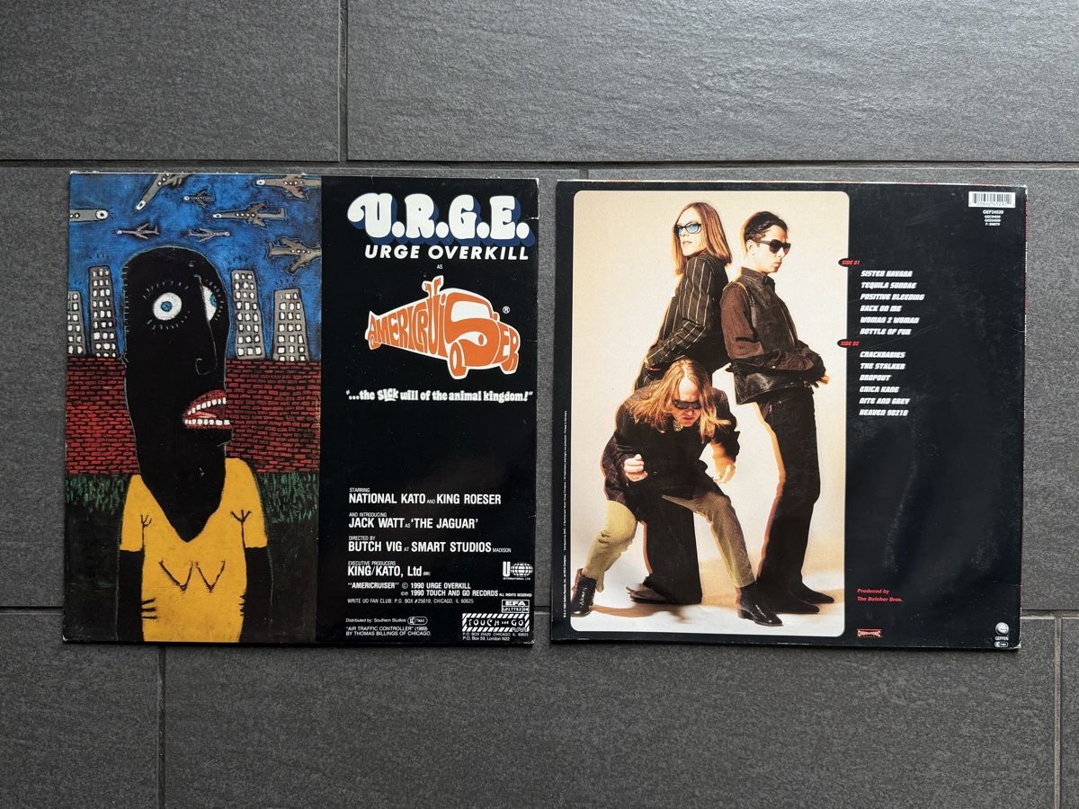 Dischi in vinile: Urge Overkill Vinyl Americruiser/Saturation – Usato da Zürich venduto da cENS0R 1
