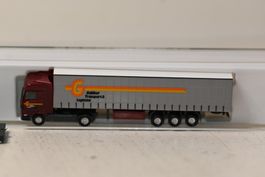 Sattelzug  Galliker Transport LKW Fleischmann Spur N mit OVP