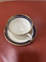 Porzellan Moccatasse mit Untertasse