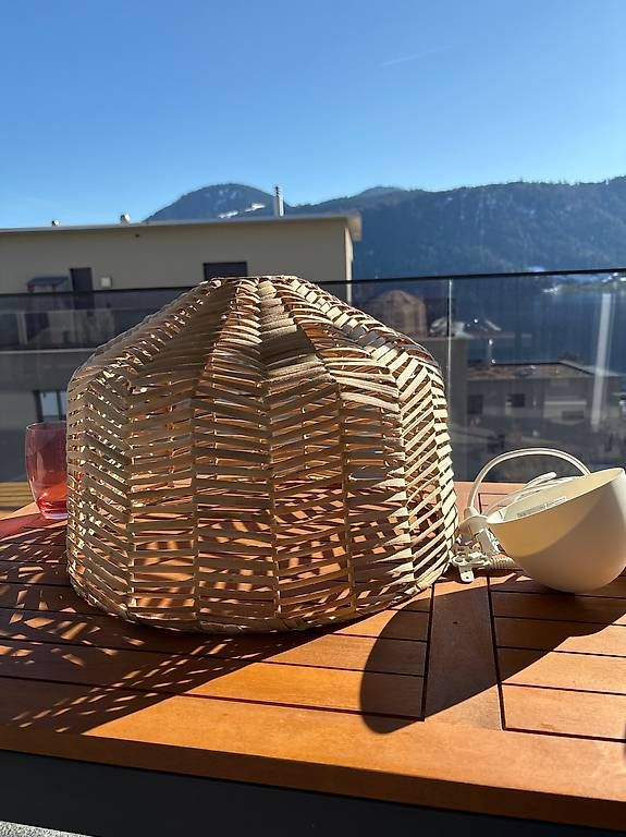 Ikea Lampadari & plafoniere: Hängeleuchte, weiss/Rattan, 45 cm – Usato da Oberägeri venduto da max7750 4