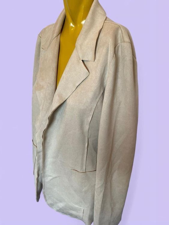 Giacche: Blazer beige aspect daim - taille S/M – Usato da Troinex venduto da Irisglo 2