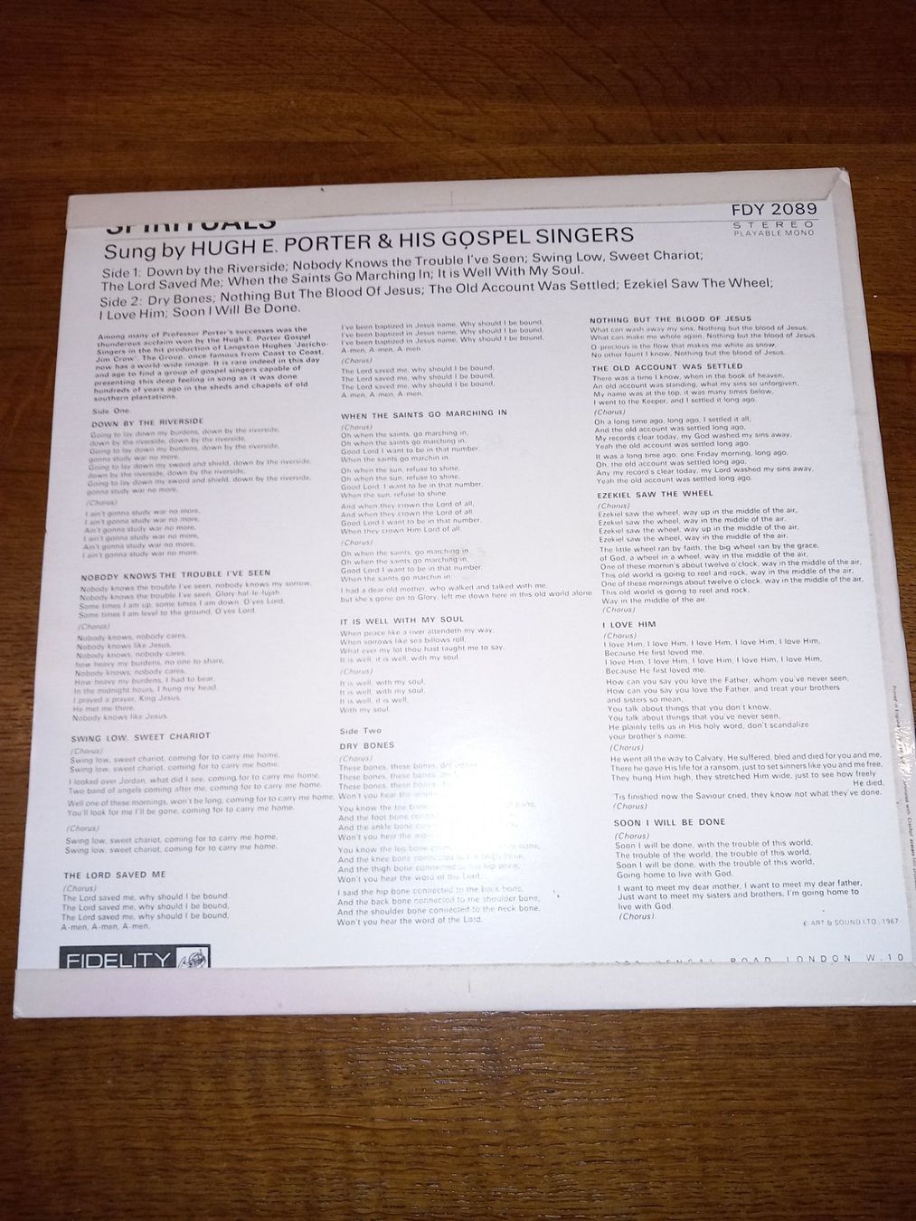 Dischi in vinile: Vinyl spirituals – Usato da Le locle venduto da juliensaran 1