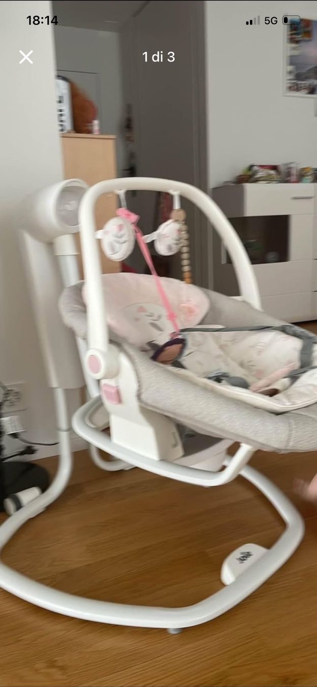 Joie Wippen & Schaukeln: Altalena Joie bimbo/a come nuova, usata pochissimo. 50 – Gebraucht aus Bülach von Alecalvano 2