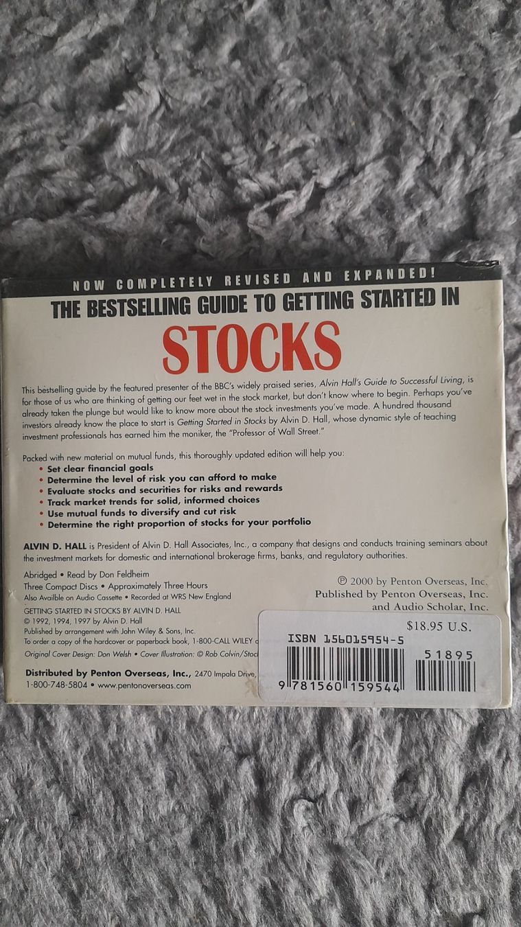 CDs: GETTING STARTED IN STOCKS    ALVIN D. HALL    CD – Neu und originalverpackt aus Wetzikon ZH von Ramones01 1