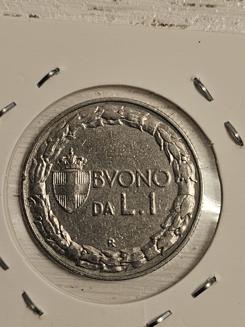 Tutti le monete: Buono 1 lira 1924 – Usato da Nidau venduto da Misterpix 1