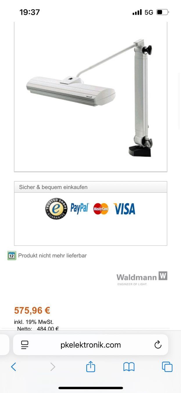 Lampen: WALDMANN SNE 136 Arbeitsleuchte – Gebraucht aus Rothenfluh von BitterlinPartner 2