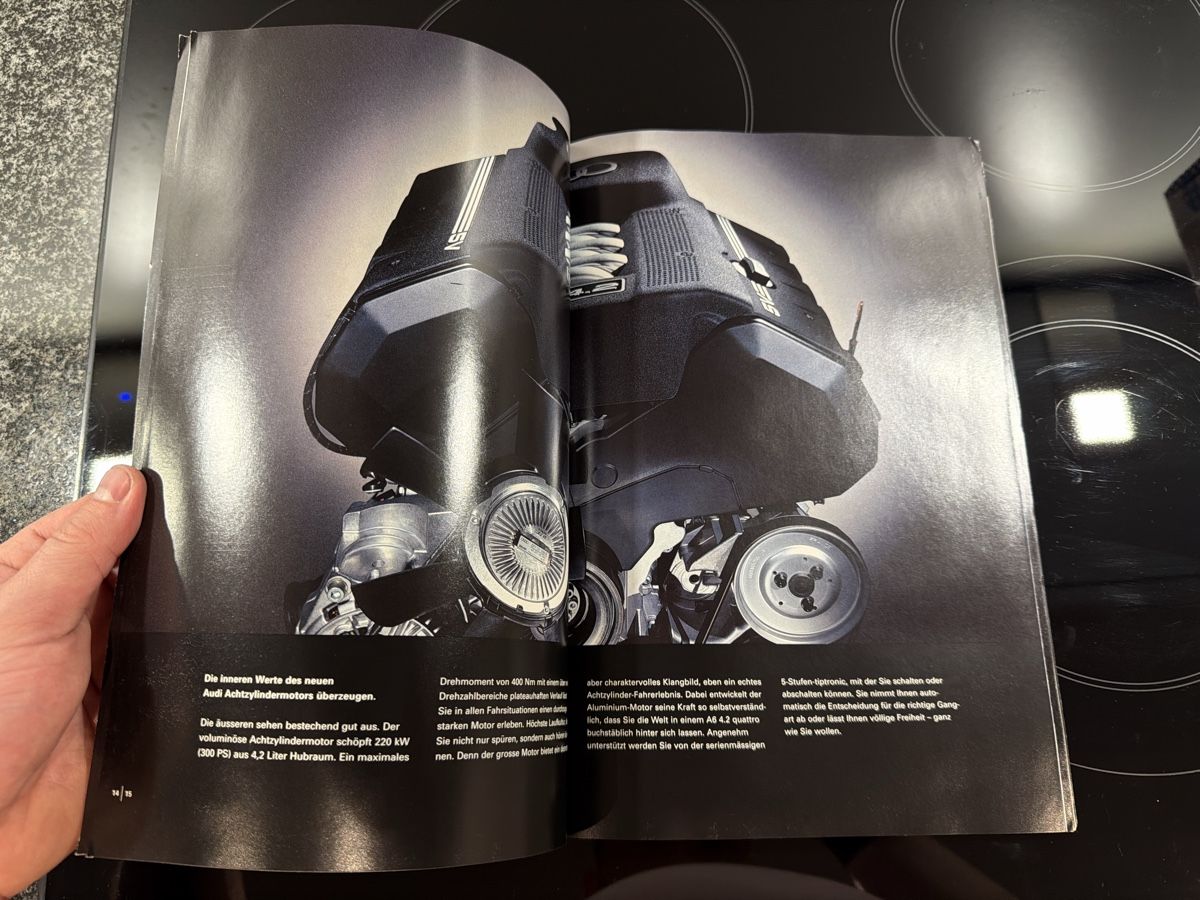 Audi Documenti: Audi A6 4.2 Quattro - Prospekt / Broschüre – Usato da Wolfwil venduto da Rolex1 5